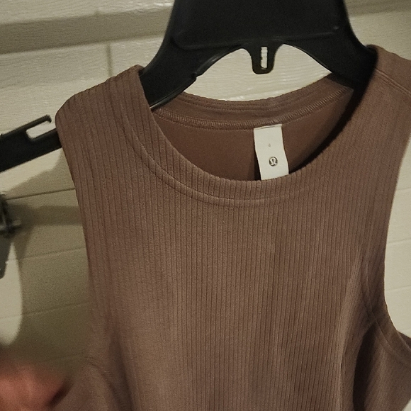 lululemon Ribbed Softstreme Slim Fit Tank Dress Size 4 - Picture 5 of 7